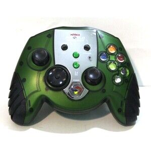 Nyko Air Flo EX Wireless Xbox Controller Green Built In Fan Cooling